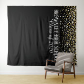 Fotohokje-achtergrond voor reünie van de school wandkleed (In Situ (horizontaal))