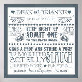 Fotohokje Bebording (40x40) Poster (Voorkant)