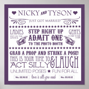 Fotohokje Bebording Poster