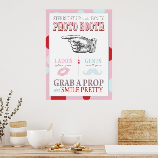 Fotohokje Bord Carnaval Circus Verjaardag L Poster (Keuken)