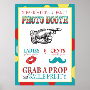 Fotohokje Bord Carnaval Circus Verjaardag R Poster
