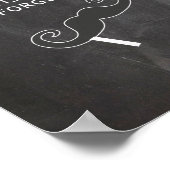 Fotohokje bord - pak een attribuut krijtbord poster (Hoek)