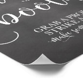 Fotohokje Huwelijk Bord- Pak een Requisite Sla een Poster (Hoek)