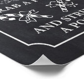 Fotohokje Kerst Winter Krijtbord Bord Poster (Hoek)