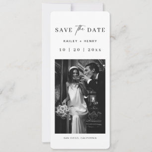 Fotohokje Old Money Bruiloft Save The Date
