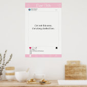 Fotohokje Prop Frame Poster Social Media Design (Keuken)