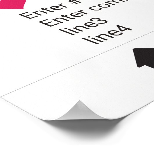 Fotohokje Prop Frame Poster Social Media Design (Hoek)