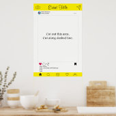 Fotohokje Prop Frame Poster Social Media Design (Keuken)