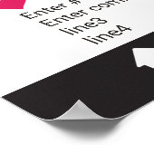 Fotohokje Prop Frame Poster Zwart en Wit (Hoek)