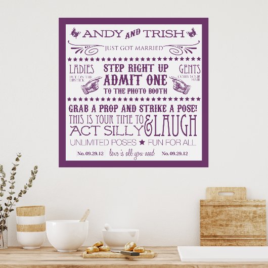 Fotohokje Reclamebord (32x32) Poster (Keuken)