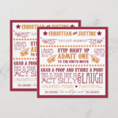 Fotohokje signage kaart (Voorkant / Achterkant)