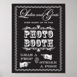 Fotohokje Sla een Pose Bord Poster