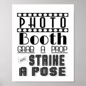 FOTOHOKJE  trouw- of feestbord Poster (Voorkant)