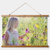 Fotohout - Muurtapijten met bovenzijde Hangend Wandkleed (Voorkant)