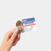 Fotoidentificatie Noodallergie Kind ID Badge (Handheld)