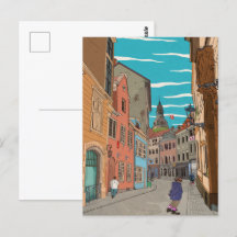 Fotoillustratie van de stad Riga Letland
