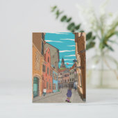 Fotoillustratie van de stad Riga Letland Briefkaart (Staand voorkant)