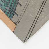 Fotoillustratie van de stad Riga Letland Fleece Deken (Hoek)