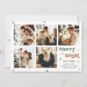 Fotojaar in Review Vakantie Kaart Christmas Boho (Voorkant)