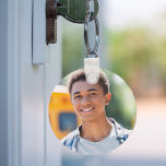 Fotojongen meisje sleutelhanger<br><div class="desc">Personaliseren en een foto toevoegen.</div>
