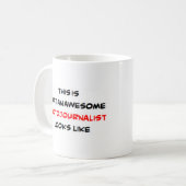fotojournalist, geweldige koffiemok (Voorkant links)
