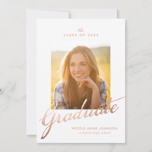 Fotokaart Afstuderen Kaart (Voorkant)