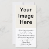 Fotokaart ~ Bedankt bruiloft (Voorkant)