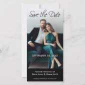 Fotokaart: Bewaar de datum - Minimalistisch Save The Date (Voorkant)