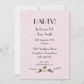 Fotokaart Birthday, uitnodiging (Achterkant)