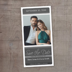 Fotokaart: datum opslaan save the date