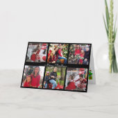 Fotokaart Grootouders 6 Galerij Foto's Kerst Feestdagen Kaart (Voorkant)