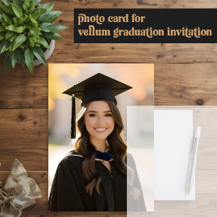 Fotokaart invoegen voor Vellum diploma uitnodiging
