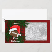 Fotokaart - kerstFootball Feestdagenkaart (Voorkant / Achterkant)