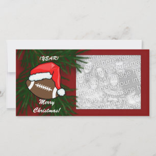 Fotokaart - kerstFootball Feestdagenkaart