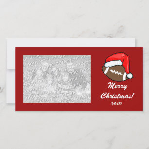 Fotokaart - kerstFootball Feestdagenkaart