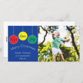 Fotokaart "Kerstsieraden" Feestdagenkaart (Voorkant / Achterkant)