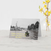 Fotokaart Man 1920, alleen maar aanplakbiljet Kaart (Gele Bloem)