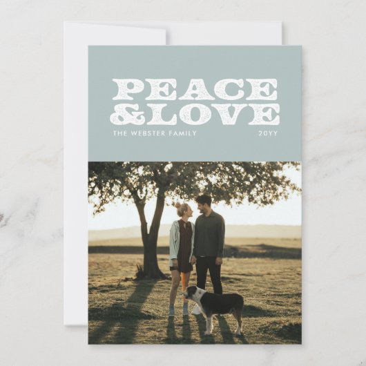 Fotokaart met foto's voor iedereen feestdagenkaart (Voorkant)