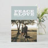 Fotokaart met foto's voor iedereen feestdagenkaart (Staand voorkant)