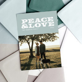 Fotokaart met foto's voor iedereen feestdagenkaart