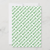 Fotokaart met groene eerste Vaderdag-typografie (Achterkant)