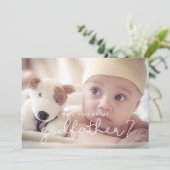 Fotokaart met het schrijfschrift Godfather-voorste Kaart (Staand voorkant)