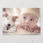 Fotokaart met het schrijfschrift Godfather-voorste Kaart (Voorkant)