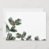 Fotokaart met kerstbuffels voor feestdagen feestdagenkaart (Achterkant)