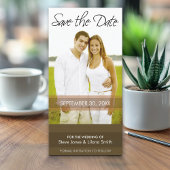 Fotokaart: Sla de datum op - Minimalistisch Save The Date