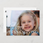 Fotokaart Thanksgiving Upload uw eigen foto Briefkaart (Voorkant / Achterkant)