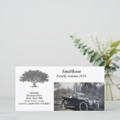 Fotokaart - Uitnodiging (Staand voorkant)