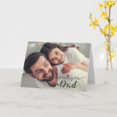 Fotokaart vaders dag, vaders dag kaart (Gele Bloem)