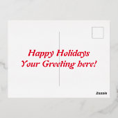 Fotokaart, Vakantie Kaart (Achterkant)