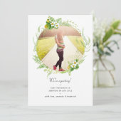 Fotokaart van de Griekse zwangerschap Aankondiging (Staand voorkant)